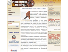 Tablet Screenshot of performanceemerito.anci.it